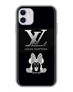 Чехол для iPhone 11 с картинкой «LV и Минни Маус»