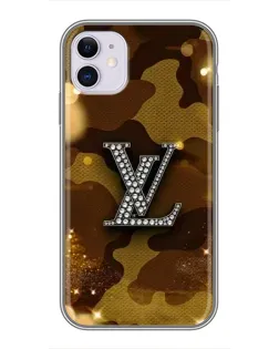 Чехол для iPhone 11 с картинкой «Камуфляжный Louis Vuitton»
