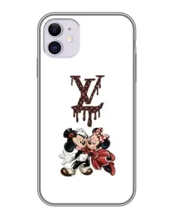 Чехол для iPhone 11 с картинкой «LV и Микки Маус»