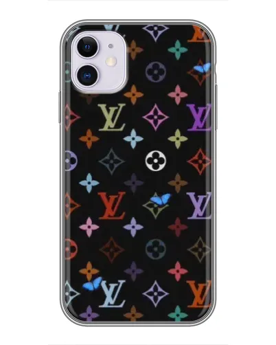 Чехол для iPhone 11 с картинкой «Цветная монограмма LV» Чехол для iPhone 11 с картинкой «Цветная монограмма LV»