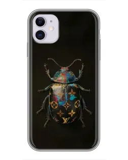 Чехол для iPhone 11 с картинкой «LV — мраморный принт»