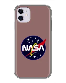 Чехол для iPhone 11 с картинкой «NASA — ретро космос»