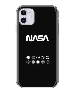 Чехол для iPhone 11 с картинкой «NASA — технический принт»