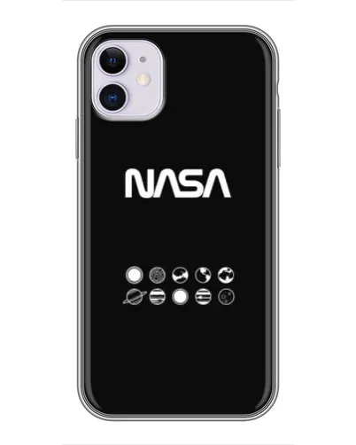 Чехол для iPhone 11 с картинкой «NASA — технический принт»