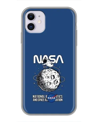 Чехол для iPhone 11 с картинкой «NASA — лунная миссия»