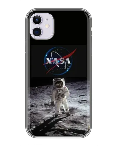 Чехол для iPhone 11 с картинкой «Астронавт на Луне»