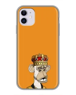 Чехол для iPhone 11 с картинкой «Золотая обезьяна Bored Ape» Чехол для iPhone 11 с картинкой «Золотая обезьяна Bored Ape»