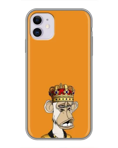 Чехол для iPhone 11 с картинкой «Золотая обезьяна Bored Ape»