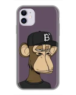 Чехол для iPhone 11 с картинкой «Bored Ape в кепке»