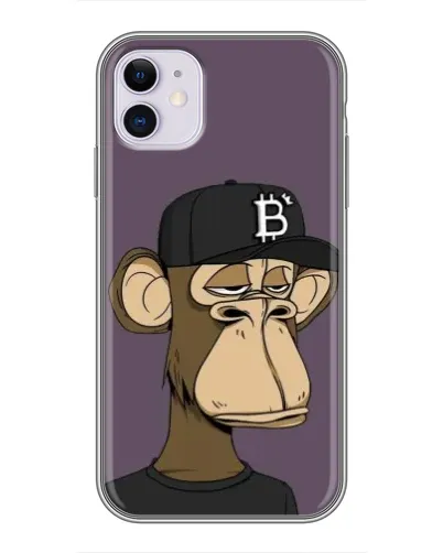 Чехол для iPhone 11 с картинкой «Bored Ape в кепке»