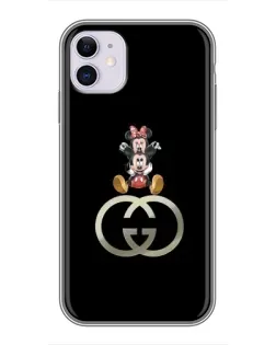 Чехол для iPhone 11 с картинкой «Минни Маус на лого» Чехол для iPhone 11 с картинкой «Минни Маус на лого»