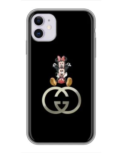 Чехол для iPhone 11 с картинкой «Минни Маус на лого» Чехол для iPhone 11 с картинкой «Минни Маус на лого»