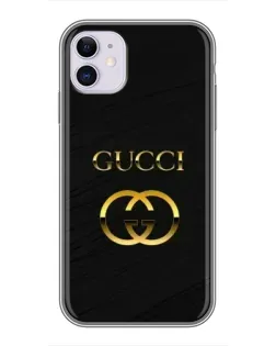 Чехол для iPhone 11 с картинкой «Золотой логотип Gucci» Чехол для iPhone 11 с картинкой «Золотой логотип Gucci»