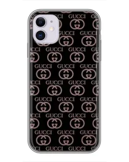 Чехол для iPhone 11 с картинкой «Классическая монограмма Gucci» Чехол для iPhone 11 с картинкой «Классическая монограмма Gucci»
