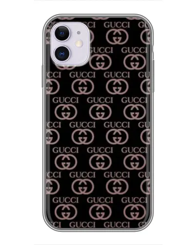 Чехол для iPhone 11 с картинкой «Классическая монограмма Gucci» Чехол для iPhone 11 с картинкой «Классическая монограмма Gucci»