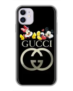 Чехол для iPhone 11 с картинкой «Gucci — герои Disney» Чехол для iPhone 11 с картинкой «Gucci — герои Disney»