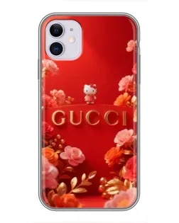 Чехол для iPhone 11 с картинкой «Gucci — золотой сад» Чехол для iPhone 11 с картинкой «Gucci — золотой сад»