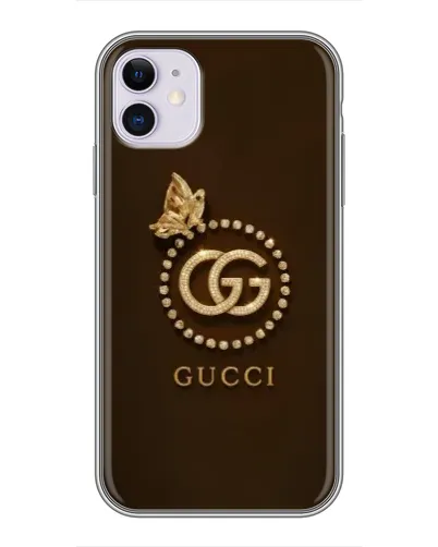 Чехол для iPhone 11 с картинкой «Gucci — золотая бабочка» Чехол для iPhone 11 с картинкой «Gucci — золотая бабочка»