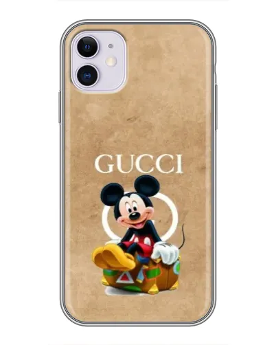 Чехол для iPhone 11 с картинкой «Микки Маус Gucci — крафт» Чехол для iPhone 11 с картинкой «Микки Маус Gucci — крафт»