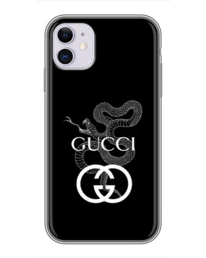 Чехол для iPhone 11 с картинкой «Gucci — серебряная змея» Чехол для iPhone 11 с картинкой «Gucci — серебряная змея»