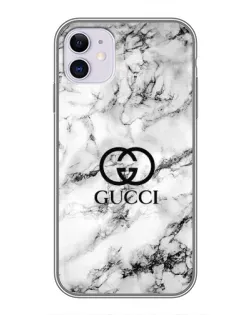 Чехол для iPhone 11 с картинкой «Gucci — мраморный шик» Чехол для iPhone 11 с картинкой «Gucci — мраморный шик»