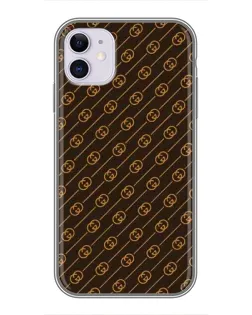 Чехол для iPhone 11 с картинкой «Gucci — золотые диагонали» Чехол для iPhone 11 с картинкой «Gucci — золотые диагонали»