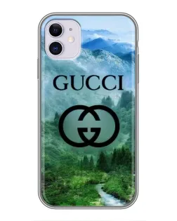 Чехол для iPhone 11 с картинкой «Gucci — горный пейзаж» Чехол для iPhone 11 с картинкой «Gucci — горный пейзаж»