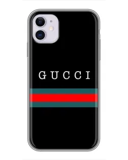 Чехол для iPhone 11 с картинкой «Gucci — красный пояс» Чехол для iPhone 11 с картинкой «Gucci — красный пояс»