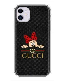 Чехол для iPhone 11 с картинкой «Минни Маус Gucci — черный» Чехол для iPhone 11 с картинкой «Минни Маус Gucci — черный»