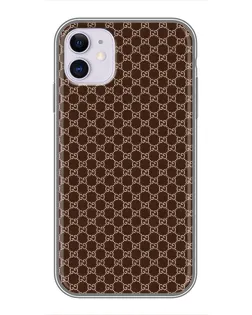 Чехол для iPhone 11 с картинкой «Gucci — шоколадная сетка» Чехол для iPhone 11 с картинкой «Gucci — шоколадная сетка»