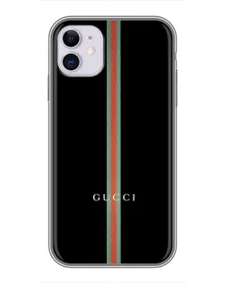 Чехол для iPhone 11 с картинкой «Gucci — строгая линия» Чехол для iPhone 11 с картинкой «Gucci — строгая линия»