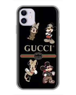 Чехол для iPhone 11 с картинкой «Gucci — герои Disney и монограмма» Чехол для iPhone 11 с картинкой «Gucci — герои Disney и монограмма»