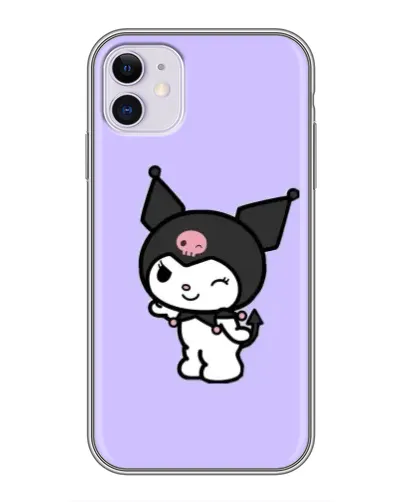 Чехол для iPhone 11 с картинкой «Классическая Kuromi» Чехол для iPhone 11 с картинкой «Классическая Kuromi»