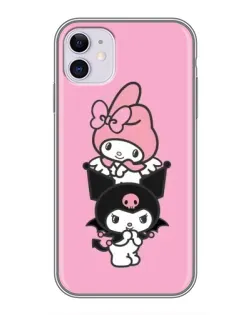 Чохол для iPhone 11 з картинкою «My Melody та Kuromi» Чохол для iPhone 11 з картинкою «My Melody та Kuromi»