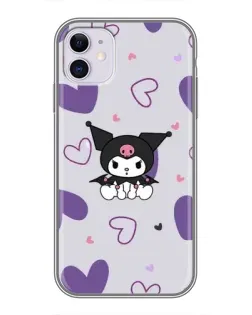 Чохол для iPhone 11 з картинкою «Kuromi та лавандові серця» Чохол для iPhone 11 з картинкою «Kuromi та лавандові серця»