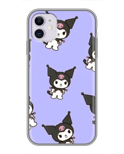 Чехол для iPhone 11 с картинкой «Паттерн с Kuromi» Чехол для iPhone 11 с картинкой «Паттерн с Kuromi»