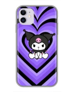 Чохол для iPhone 11 з картинкою «Kuromi та фіолетові серця» Чохол для iPhone 11 з картинкою «Kuromi та фіолетові серця»