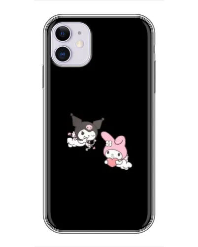 Чехол для iPhone 11 с картинкой «My Melody и Kuromi» Чехол для iPhone 11 с картинкой «My Melody и Kuromi»