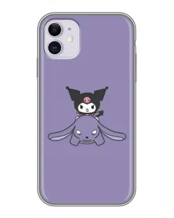 Чохол для iPhone 11 з картинкою «Kuromi на ліловому фоні» Чохол для iPhone 11 з картинкою «Kuromi на ліловому фоні»