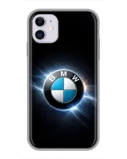 Чехол для iPhone 11 с картинкой «BMW — неоновое сияние» Чехол для iPhone 11 с картинкой «BMW — неоновое сияние»