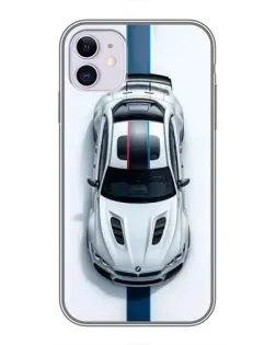 Чехол для iPhone 11 с картинкой «Вид сверху — BMW M» Чехол для iPhone 11 с картинкой «Вид сверху — BMW M»