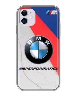 Чехол для iPhone 11 с картинкой «BMW Performance стиль» Чехол для iPhone 11 с картинкой «BMW Performance стиль»