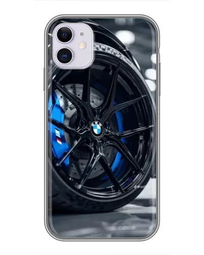 Чехол для iPhone 11 с картинкой «Колесо BMW вблизи» Чехол для iPhone 11 с картинкой «Колесо BMW вблизи»
