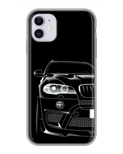 Чехол для iPhone 11 с картинкой «Темный силуэт BMW» Чехол для iPhone 11 с картинкой «Темный силуэт BMW»