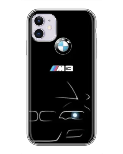 Чехол для iPhone 11 с картинкой «Минималистичный принт BMW M3» Чехол для iPhone 11 с картинкой «Минималистичный принт BMW M3»
