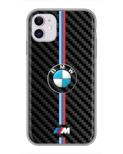 Чехол для iPhone 11 с картинкой «Эмблема BMW и карбон» Чехол для iPhone 11 с картинкой «Эмблема BMW и карбон»
