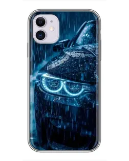 Чохол для iPhone 11 з картинкою «BMW під дощем»