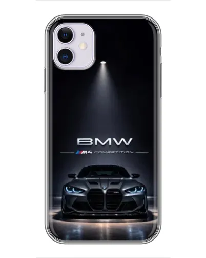 Чохол для iPhone 11 з картинкою «BMW крізь нічне місто» Чохол для iPhone 11 з картинкою «BMW крізь нічне місто»