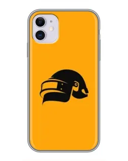 Чехол для iPhone 11 с картинкой «PUBG — золотой шлем»