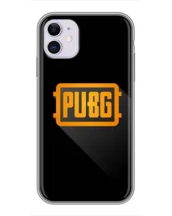 Чехол для iPhone 11 с картинкой «PUBG — рамка лого»